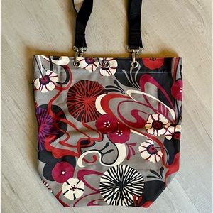 Reisenthel Tote Bag Waterproof Canvas Floral Detachable Straps New